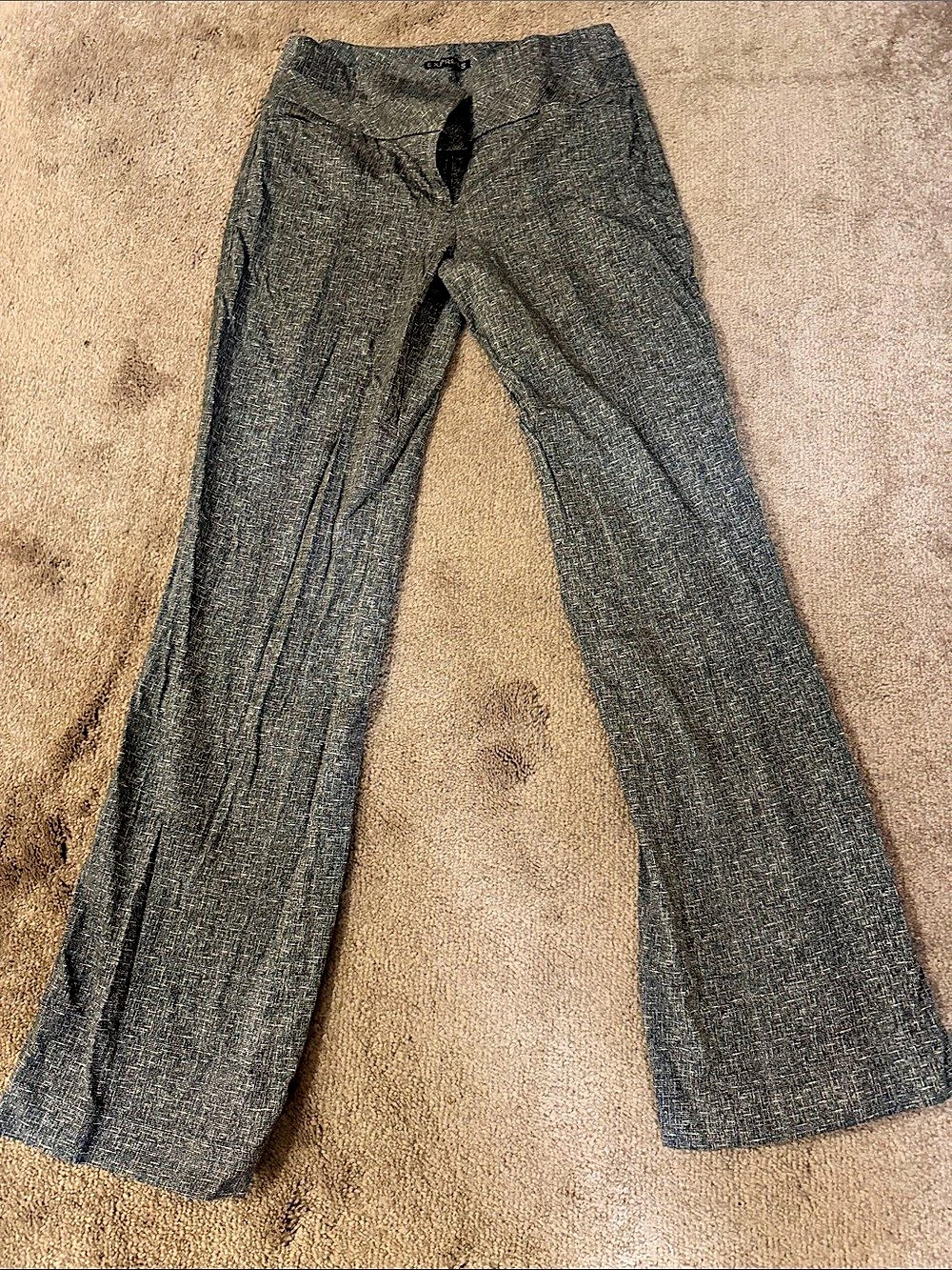 Express Women's Wide Leg Pants Gray Small